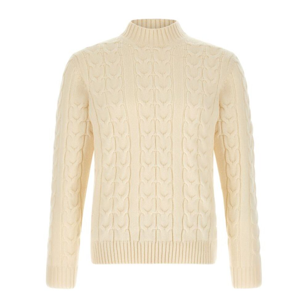 ZANONE White Virgin Wool Men's Cardigan